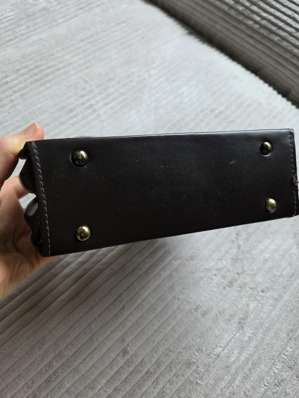 Vintage Chocolate Brown Purse